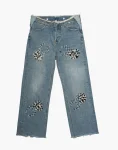 Washed Blue Denim - Akire Beetle Beadwork, Korea Colour